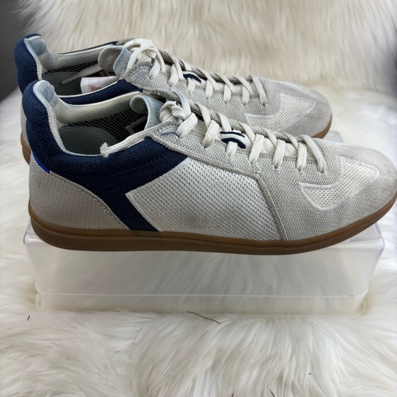 Rothy's White and Blue Sneakers Versatile Everyday Style - Picture 9 of 10